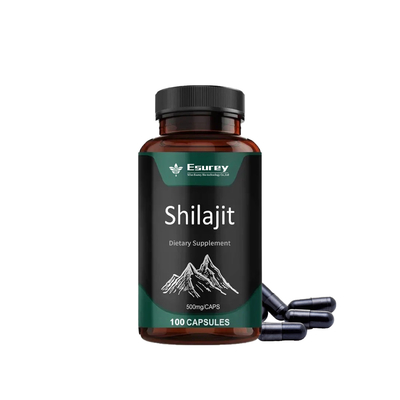 High Quality Capsule Supplement Shilajit Pure Extract Black Shilajit Capsule